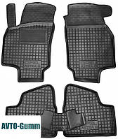 Коврики в салон для Opel Astra G '98-10 резиновые, черные (AVTO-Gumm)