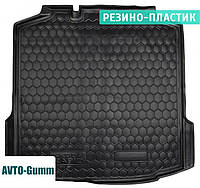 Коврик в багажник для Skoda Rapid '13- резино-пластиковый (AVTO-Gumm)