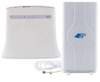 4G комплект ZTE MF283U + MIMO Антена 700-2600 МГц 2*8.8 dBi