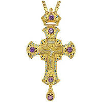 Крест для священника латунный позолоченный арт. 2.10.0153лп^1лп