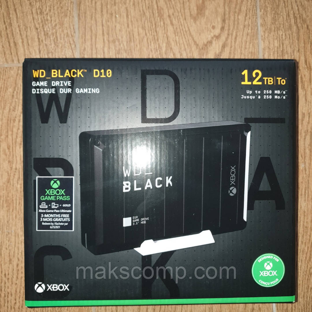 WD BLACK D10 12Tb Зовнішній жорсткий диск