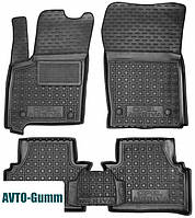 Коврики в салон для Opel Meriva '03-09 резиновые, черные (AVTO-Gumm)