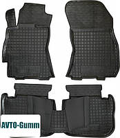 Коврики в салон для Subaru Outback '09-14 резиновые, черные (AVTO-Gumm)