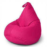 Безкаркасне крісло груша 90х60 см Рожеве