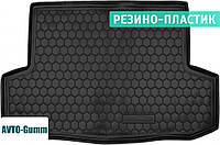 Коврик в багажник для Chevrolet Aveo '06-11 T250 резино-пластиковый (AVTO-Gumm)