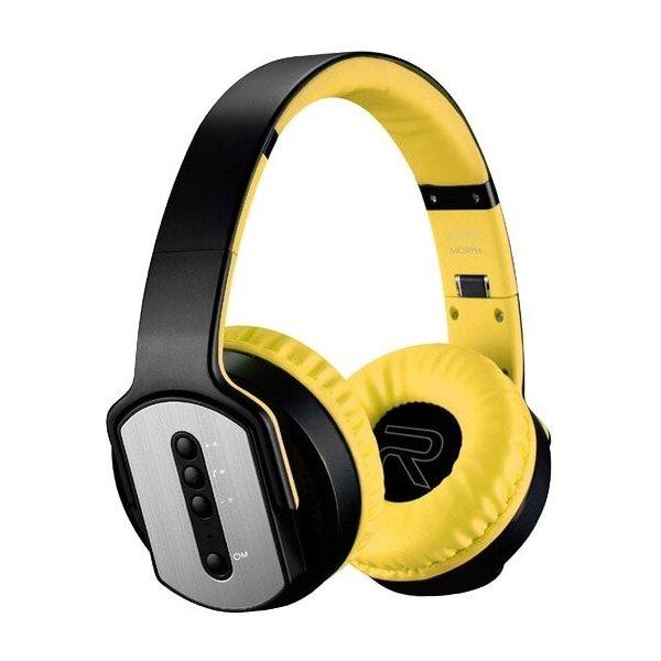 Бездротові Bluetooth-навушники 2в1 SODO MH2 з функцією колонок, MP3 плеєром і радіо, Жовтий