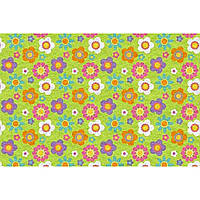 Фетр із малюнком квітковий принт "Квіткове поле" ЦП007