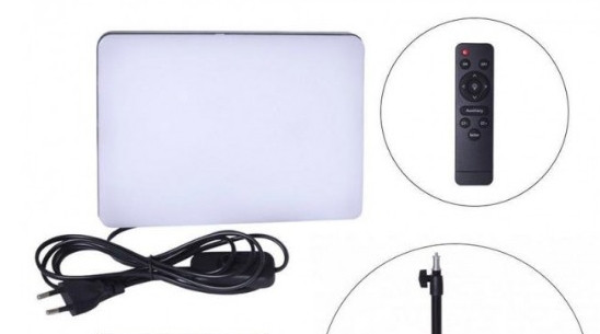 Прямокутна LED-лампа 23х16 см з пультом Light MM-240 Ra95+