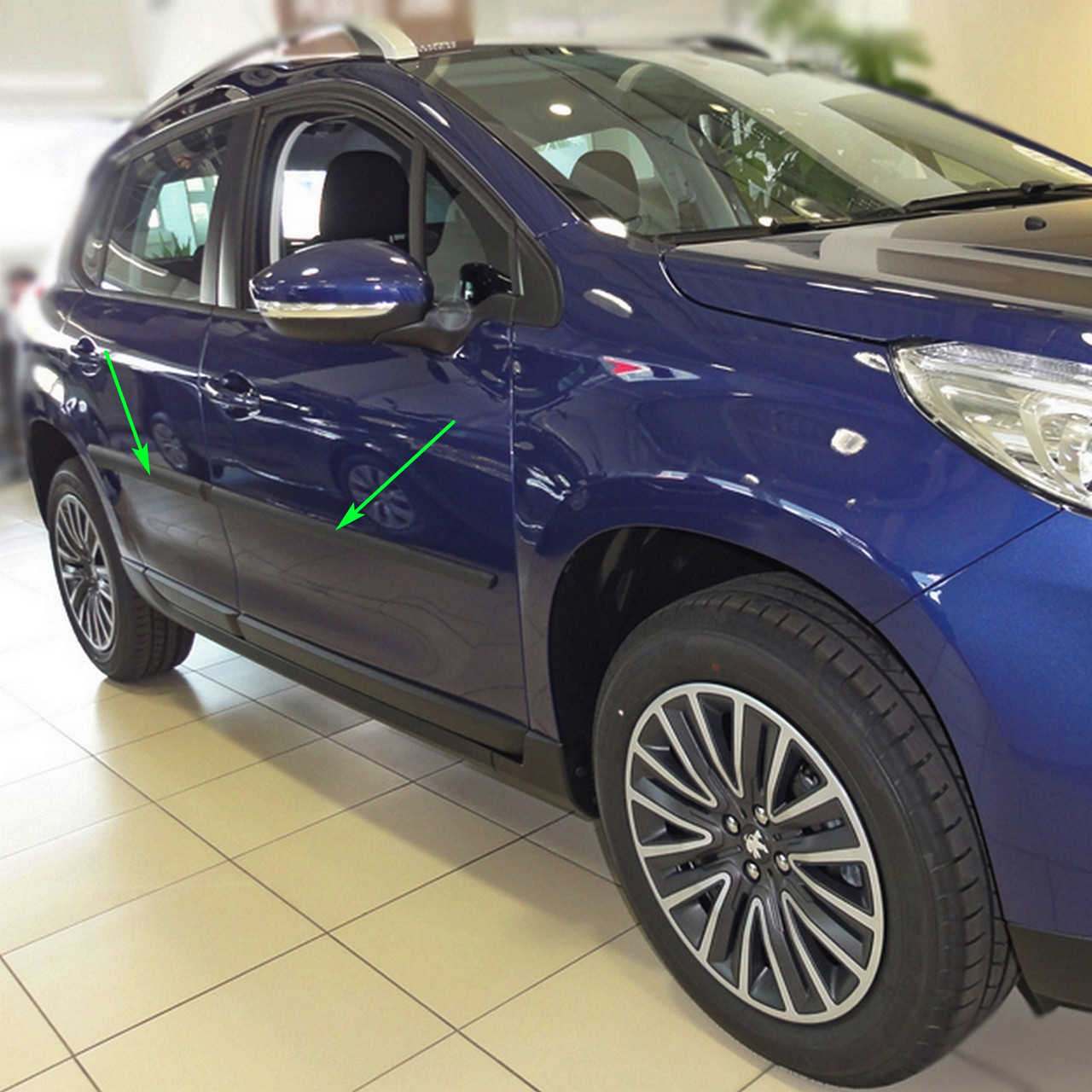 Молдинги на двері для Peugeot 2008 2013-2019