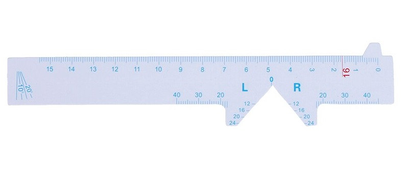 Лінійка — пупіллометр No3 для підбору окулярів, 150 мм