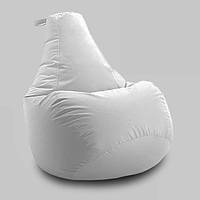 Безкаркасне крісло груша 90х60 см Біле