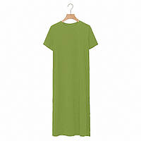 Модное однотоннее платье салатового цвета (базовый гардероб) ТМ СДВУ модель SD2 S