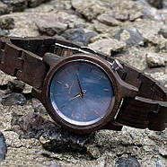 Дерев'яні наручні годинники SkinWood Blue Star, фото 3