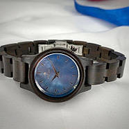 Дерев'яні наручні годинники SkinWood Blue Star, фото 4