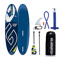 Сапборд Gladiator PRO 10'7" WindSUP 2021 - надувная доска для САП серфинга, sup board