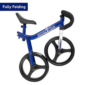 Дитячий беговел Folding Smart Trike синій, фото 3