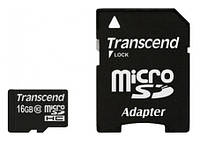 Карта памяти microSDHC Transcend 16 Gb 10class