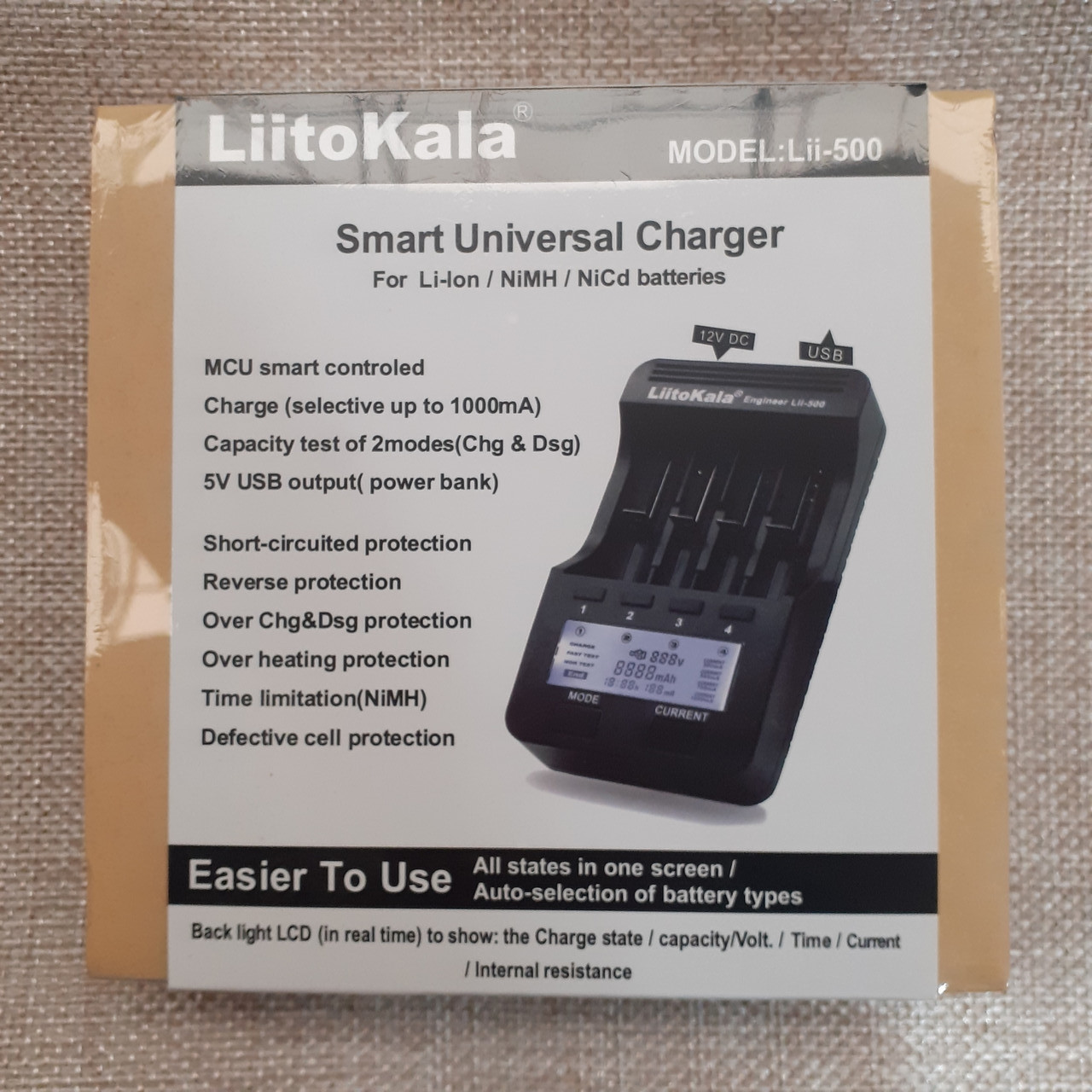 Зарядка литий LitoKala Lii 500, цена 1035 грн — Prom.ua (ID#1202820037)