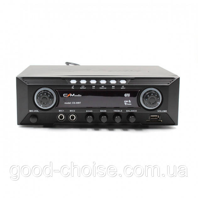 Усилитель звука CMaudio AMP CS 30 BT AC / DC 12V с караоке - фото 3 - id-p1384354368