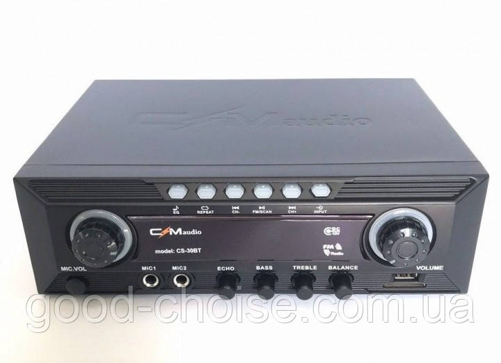 Усилитель звука CMaudio AMP CS 30 BT AC / DC 12V с караоке - фото 6 - id-p1384354368