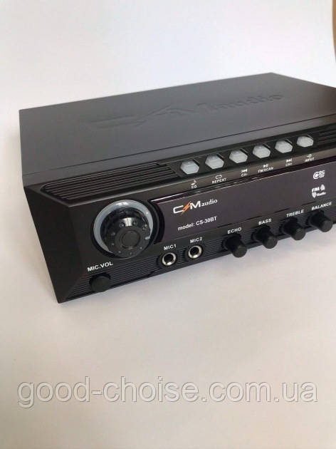 Підсилювач звуку CMaudio AMP CS 30 BT AC/DC 12V з караоке - фото 10 - id-p1384354368
