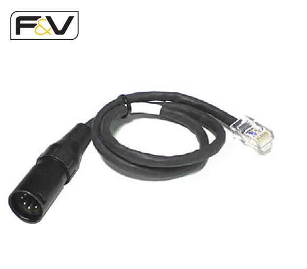 Кабель F&V RJ45 to XLR-5 Male DMX Conversion Cable 30CM (10206202)