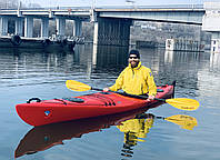 Каяк туристичний одномісний для спорту та риболовлі Seabird Discovery 430 T kayak рибальський, байдарка