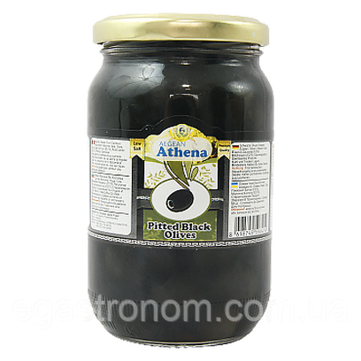 Маслини без кістки Азена Athena 180/360g 12шт/ящ (Код: 00-00000575)