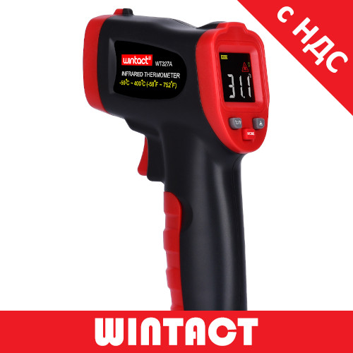 Пірометр інфрачервоний, безконтактний термометр -50 ~ 400 ℃, 12:1, EMS=0,1-1