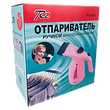 Ручний вертикальний відпарювач RZ 608 Рожевий, фото 4