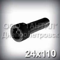 Гвинт М24х110 шестигранний шліц ГОСТ 11738-84 (DIN 912, ISO 4762) з циліндричною головкою