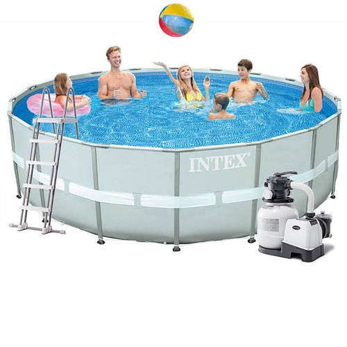 Каркасный бассейн Intex 28336-6, 549 х 132 см (6000 л/ч, лестница, тент ...