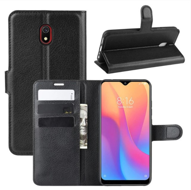 Чехол-книжка Bookmark для Xiaomi Redmi 8A black