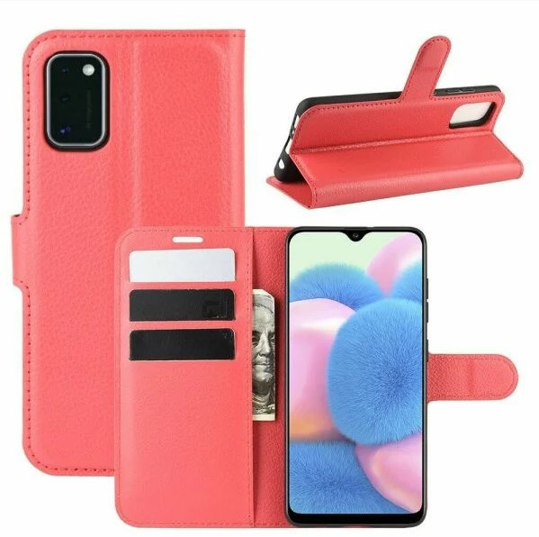 Чехол-книжка Bookmark для Samsung Galaxy A41 red, фото 1