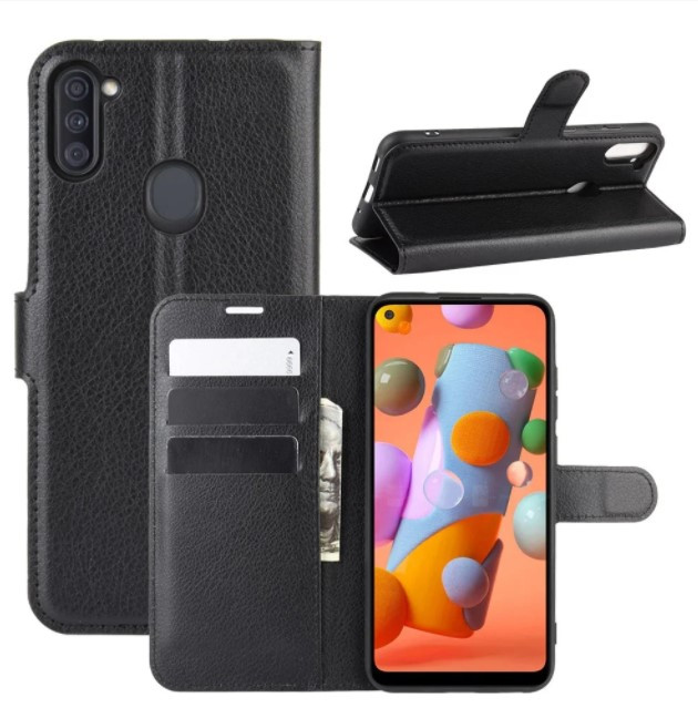 Чехол-книжка Bookmark для Samsung Galaxy A11 black