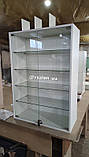 Навісна вітрина зі скляними дверцятами V547, фото 2