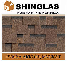 Черепиця SHINGLAS Румба Акорд Мускат