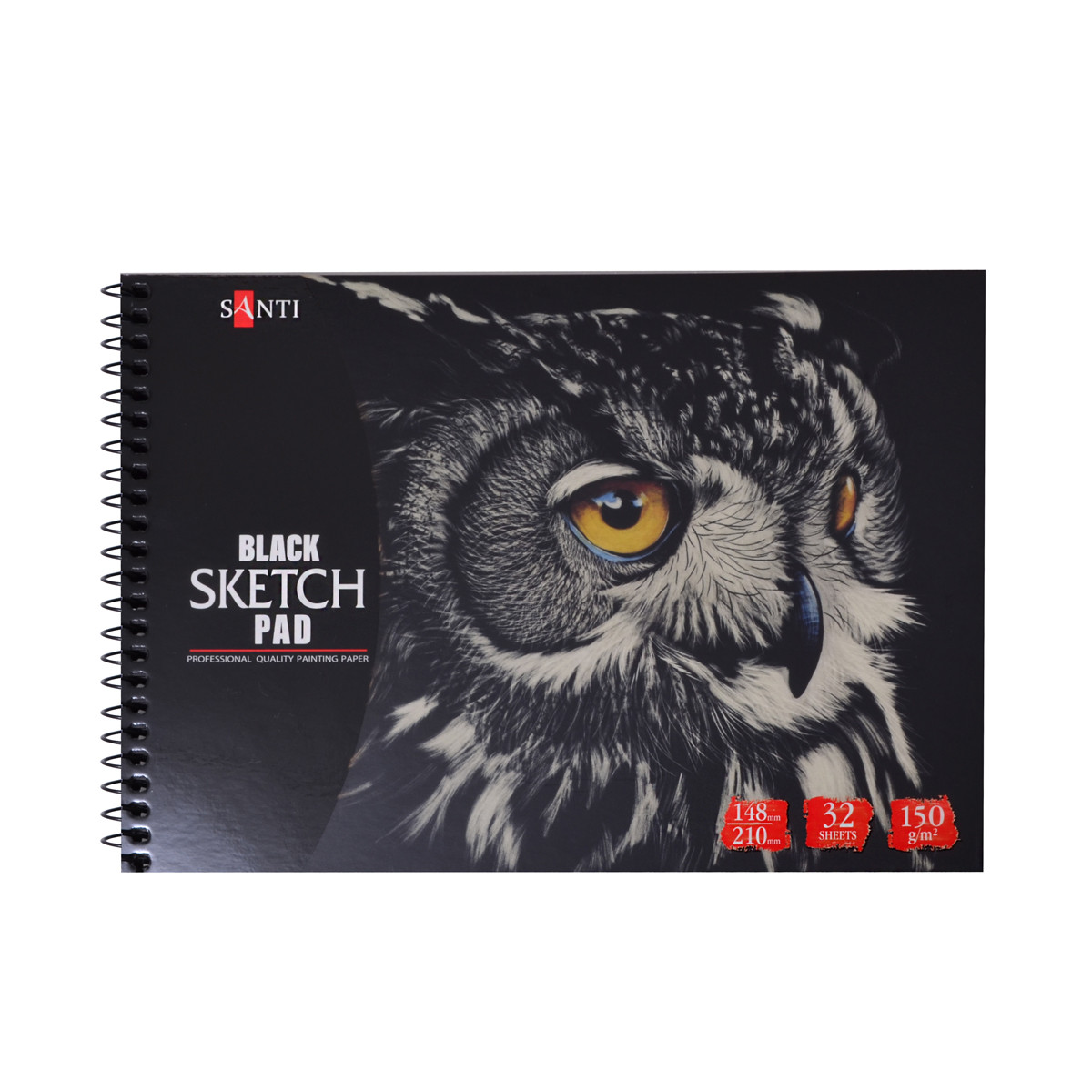 Альбом с черной бумагой SANTI А5 32 л. 150 г/м2