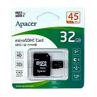 Карта пам'яті Apacer Micro SD 32GB UHS-I Class 10 + переходник SD