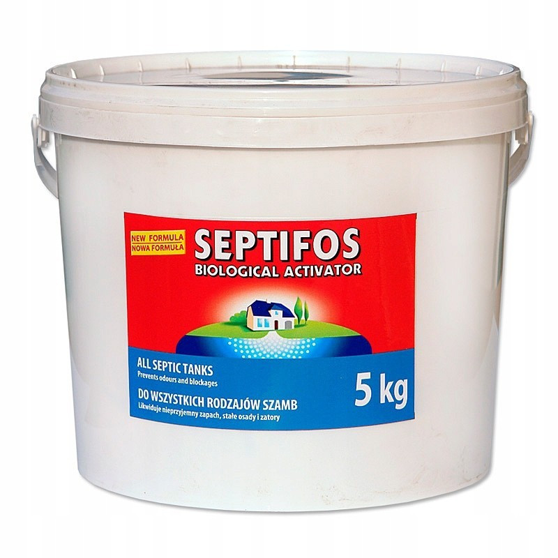 Біоактиватор для септика, біопрепарат для вигрібних ям, туалетів Septifos vigor, 5 кг