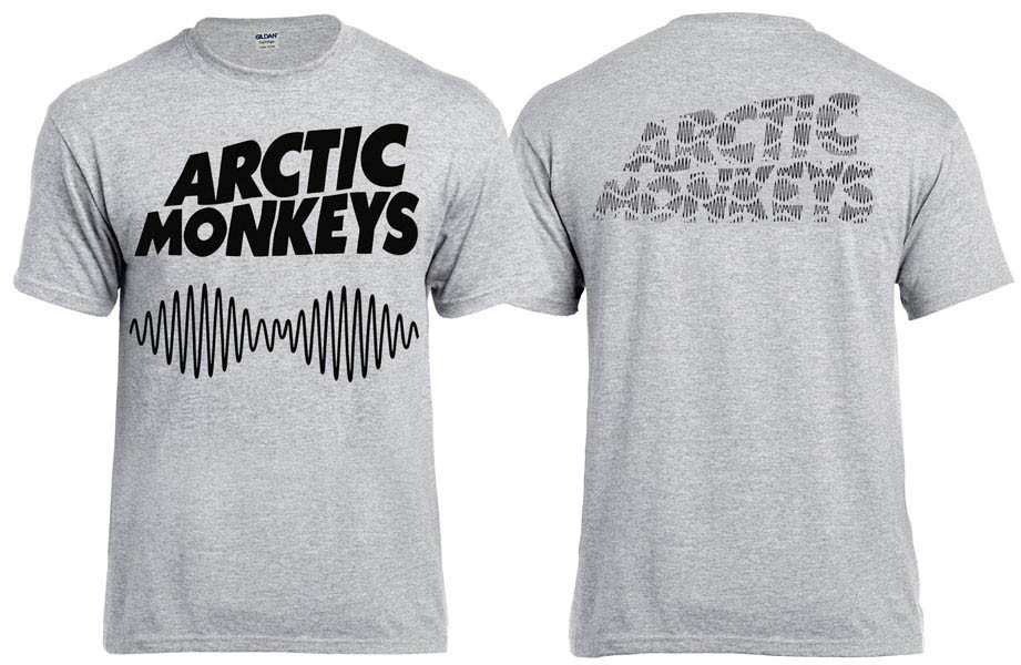 Футболка ARCTIC MONKEYS меланжева