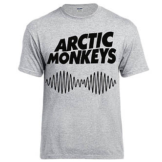 Футболка ARCTIC MONKEYS меланжева, фото 2