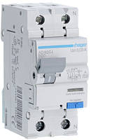Диференціальний автоматичний вимикач 1+N, 20 A, 30 mA, B, 6kA, A Hager