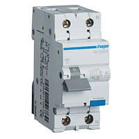 Диференціальний автоматичний вимикач 1+N, 25 A, 30 mA, C, 4,5 kA, AC Hager