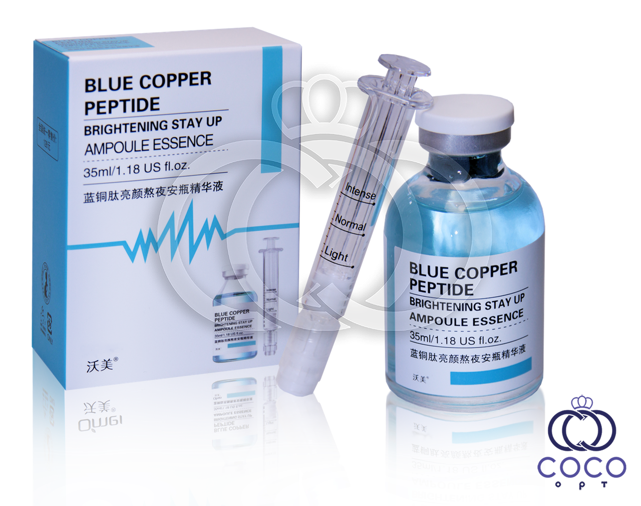 Ампульних сироватка Blue Copper Peptide Brightening Stay Up Ampoule Essence з пептидами міді