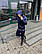Спортивний костюм чоловічий весняний осінній синій | Комплект демісезонний Худі + Штани ЛЮКС якості, фото 3