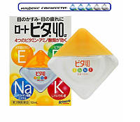 Rohto Vita 40a Японские витаминные капли чистая слеза, 12 мл