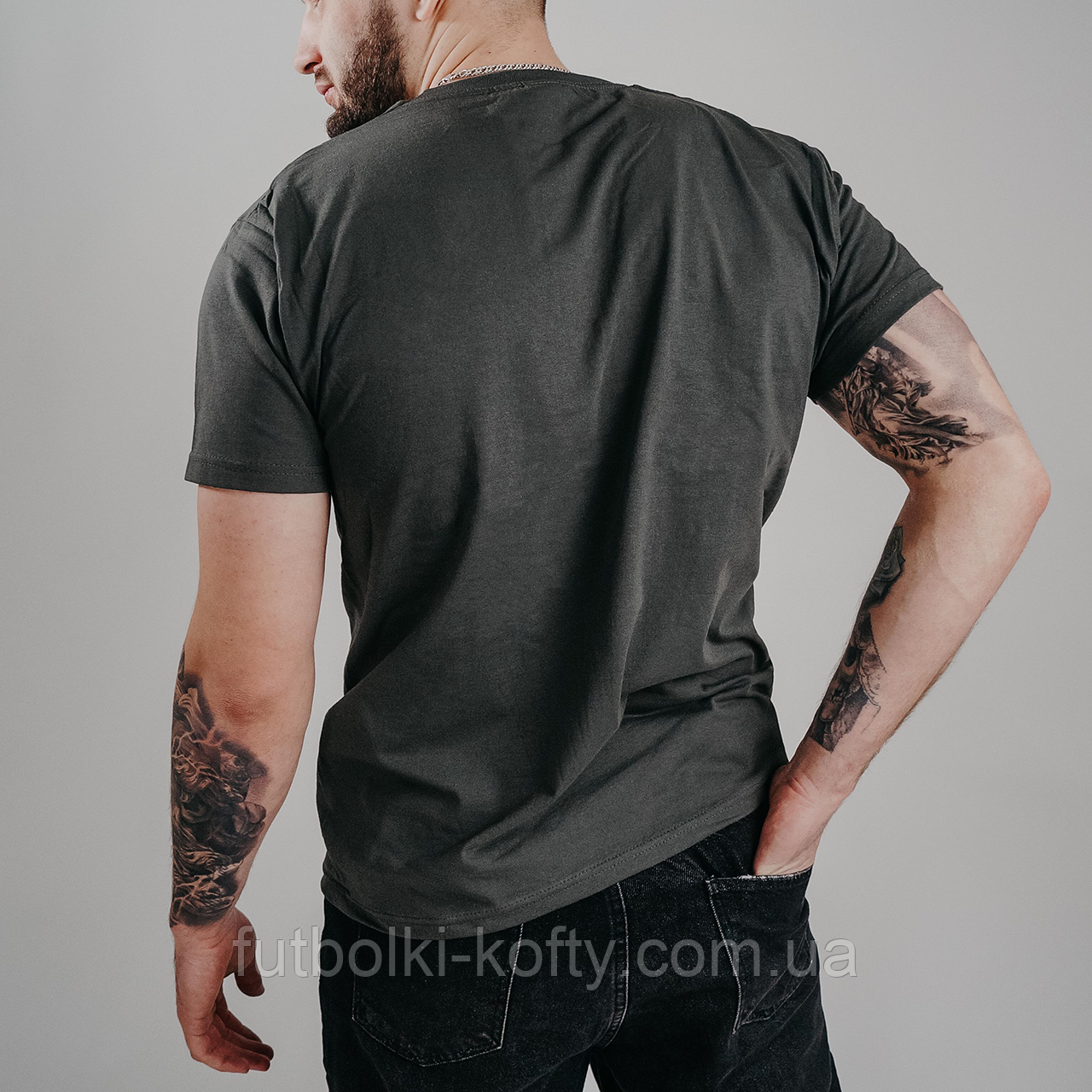 Футболка чоловіча ValueWeight S, GL Світлий Графіт, фото 1