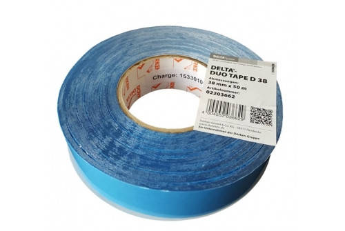 DELTA-DUO TAPE D 38 Двостороння клеюча стрічка універсального застосування, фото 1