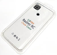 Чохол 2 мм для Xiaomi Redmi 9C силіконовий прозорий Case Silicone Clear 2.0mm